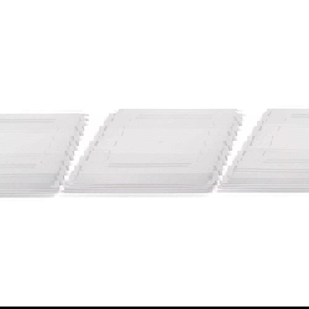 Food/Tote Box Lids, 26 x 18, White, Plastic